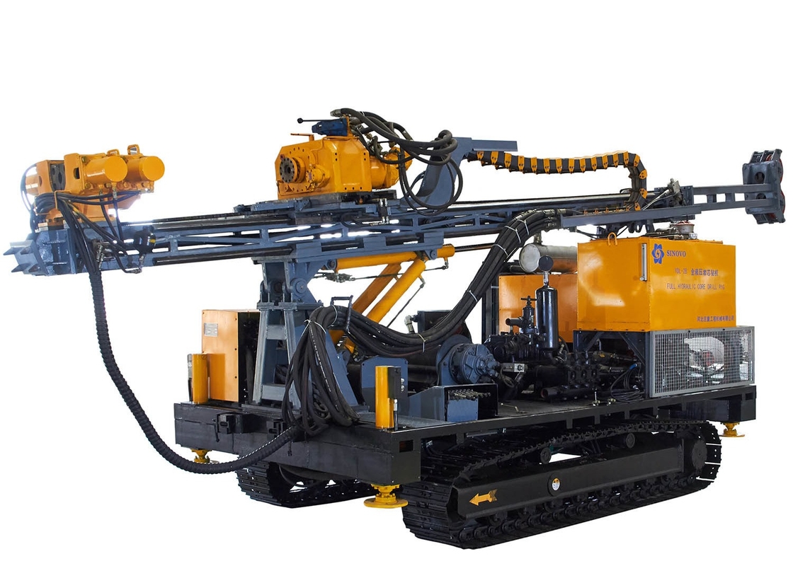 Crawl Diamond Hydraulic Core Drilling Machine Drilling Angle 60° 90°