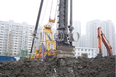 China drum capacity 350m leader length 36m hydraulic piling rig exporter