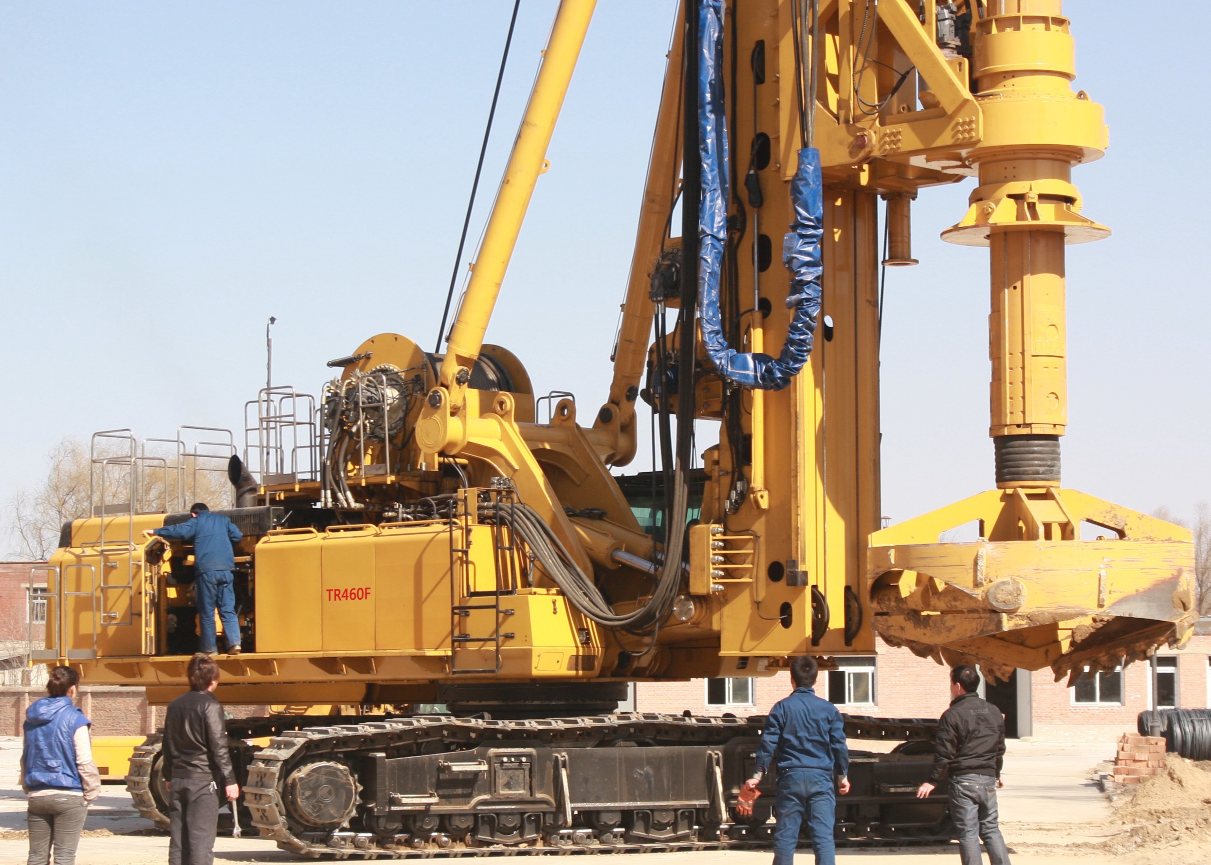 110m Max Depth Rotary Drilling Rigs High Stability Large Pile Diameter