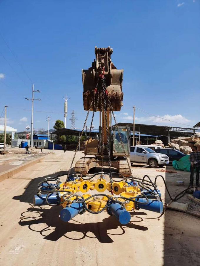 Adjustable Chain Efficient 790kN SPA8 Hydraulic Pile Cutting Equipment
