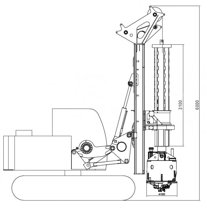 TR80S Rotary Drilling Rigs - Low Headroom Full Hydraulic Technology