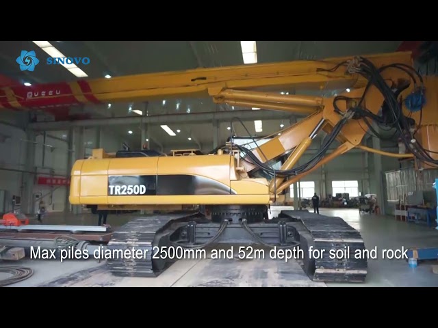 Reconditioned CRRC Rotary Drilling Rigs mounted on original CAT336D ...