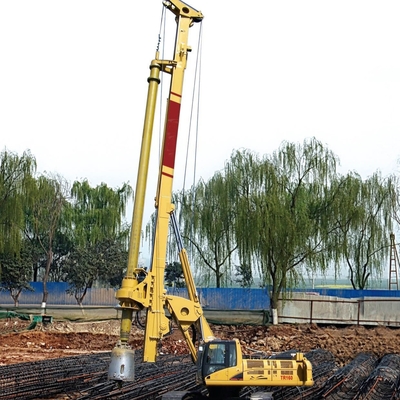 TR160D  High Working Efficiency Large Automatic Hydraulic Excavator Pile Driver Machine With 50m Pile Depth