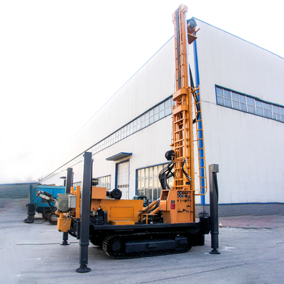 SNR500C Hydraulic Water Well Drilling Rig Truck Mounted 500m Depth With Air Compressor Or Mud Pump