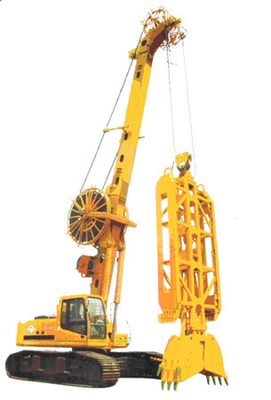TG42 261kw Diaphragm Wall Machine Depth Of Trench 80m For Retention Systems Permanent Foundation Walls