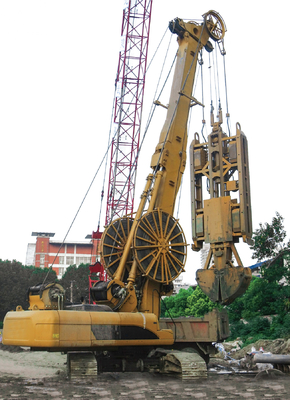 TG42 261kw Diaphragm Wall Machine Depth Of Trench 80m For Retention Systems Permanent Foundation Walls