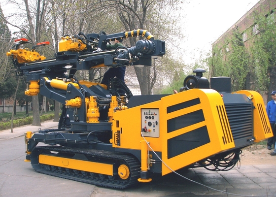 Single Motor Lifting Force 50KN Hydraulic Crawler Drilling Rig