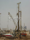 Rotary drilling rig TR250W mounted on original CAT base with pull winch system for CFA pile and bored pile