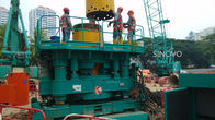 Bored pile Casing Rotator No Noise With Cummins Engine for Barrier clearance, secant pile wall, Pitching of pile