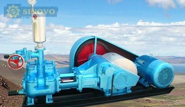 Mud pump BW-250 Horizontal three cylinder reciprocating single actingpiston pump Convey water or mud