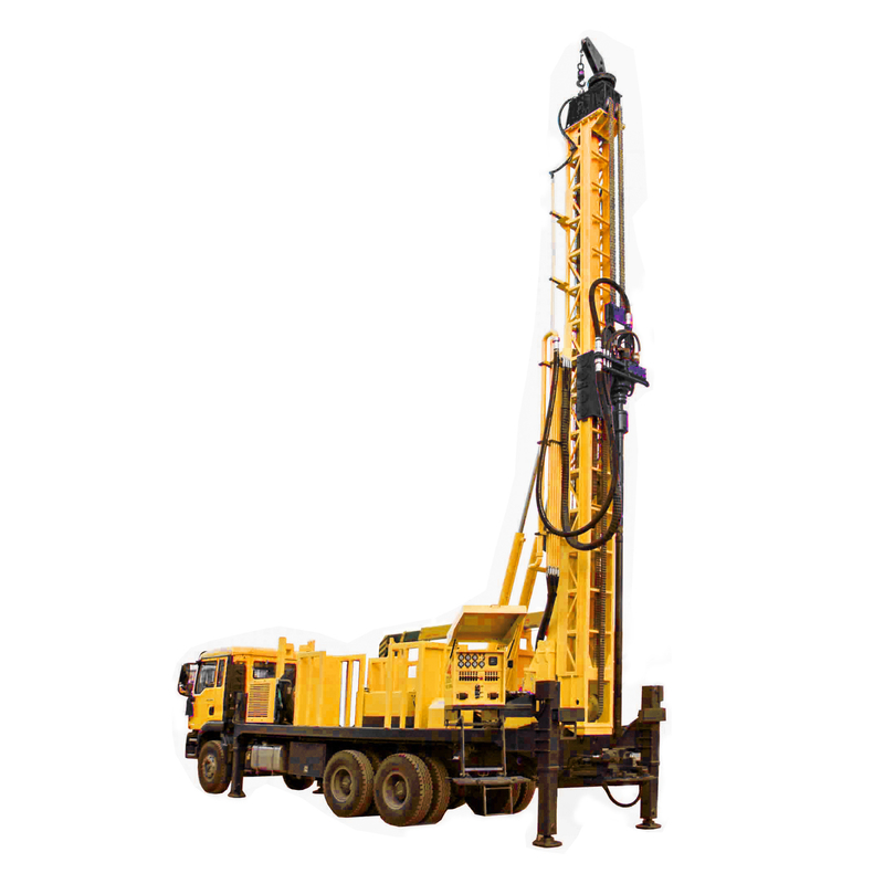 SNR1200C Large Diameter Rig Water Well Drilling 1200m Depth Crawler Type With Air Compreaaor Or Mud Pump