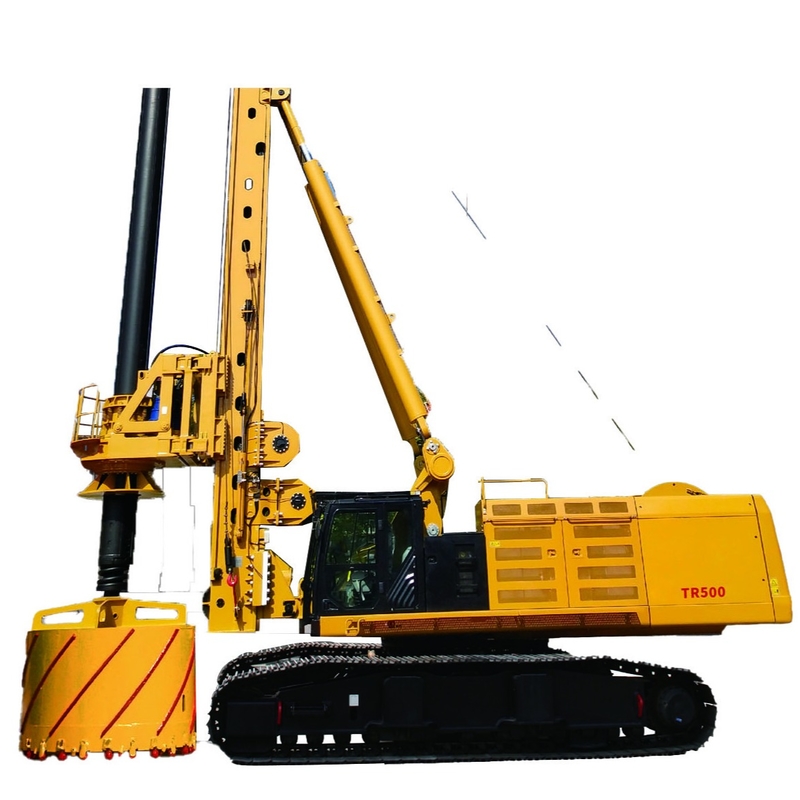 Super large Depth 130m 4000mm Dia Hydraulic Rotary Drilling Rig mounted on original CAT chassis for construction work