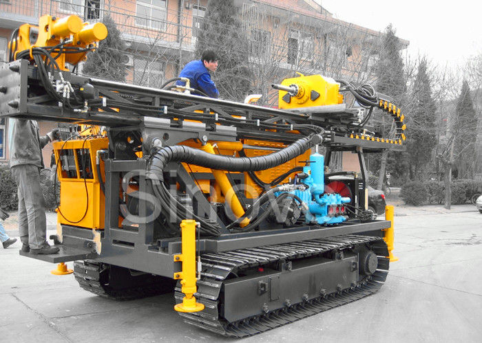 SD1200 Hydraulic Core Drilling Rig with drill depth 600m and drill diameter114mm With Big Torque