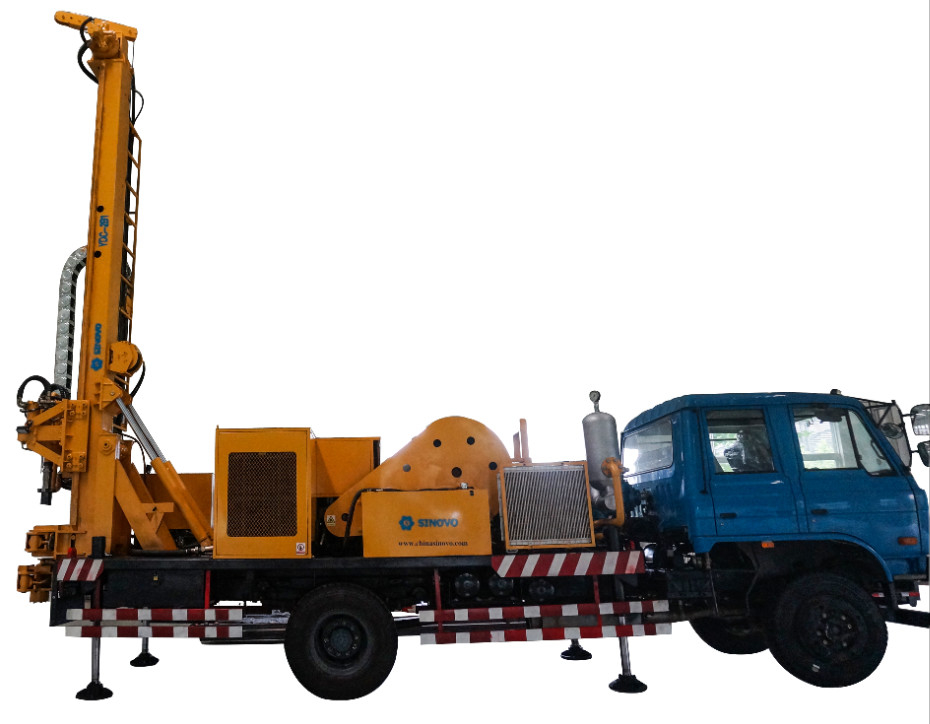 Multifunctional Medium Waterwell Drilling Rig Machine For Foundation Construction