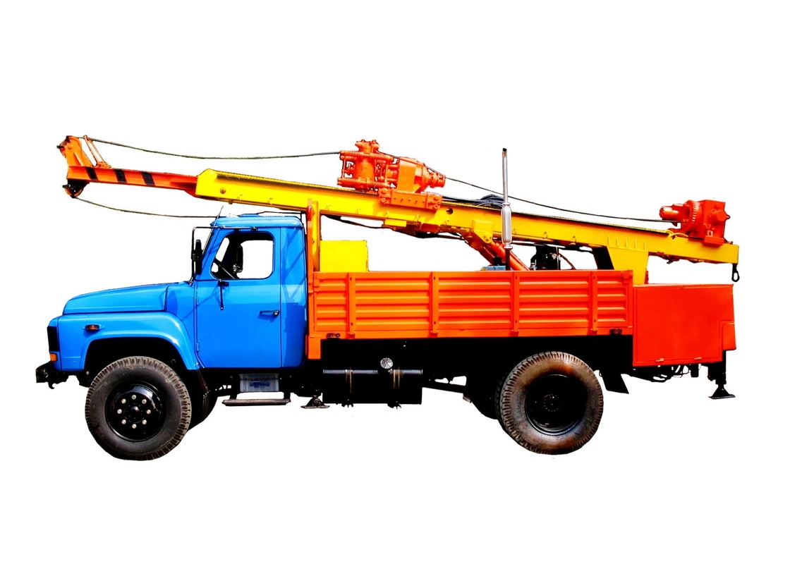 Diesel Engine Hole 300mm 105KW 2200rpm Mobile Drilling Rigs