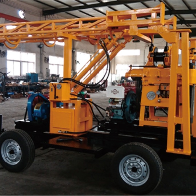 XYT-2B 300m Depth Trailer Type Geological Core Drilling Machine