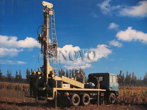 Highly Efficient Water Well Drilling Rig SIN600 105mm - 305mm