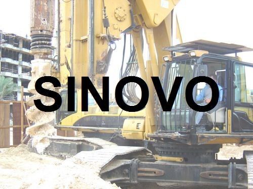Sinovo High Operating Efficiency Crawler Hydraulic Rotary Drilling Rig CFA Pile Driver For Excavator