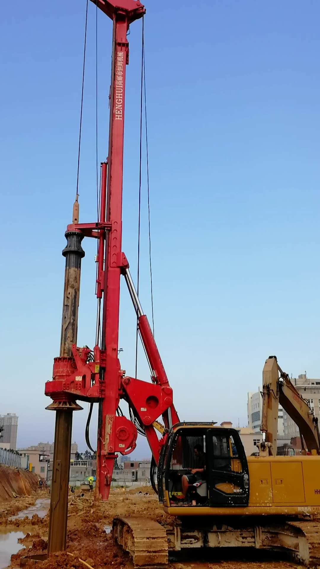 TR100 Rotary Hydraulic Drilling Rig For Foundation Engineering Max