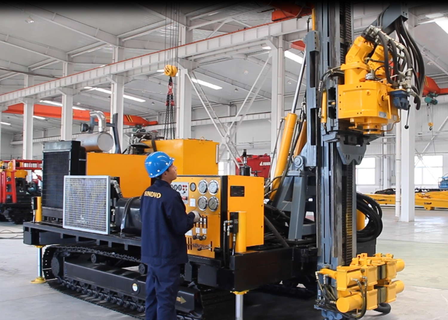 Crawl Diamond Hydraulic Core Drilling Machine Drilling Angle 60° 90°