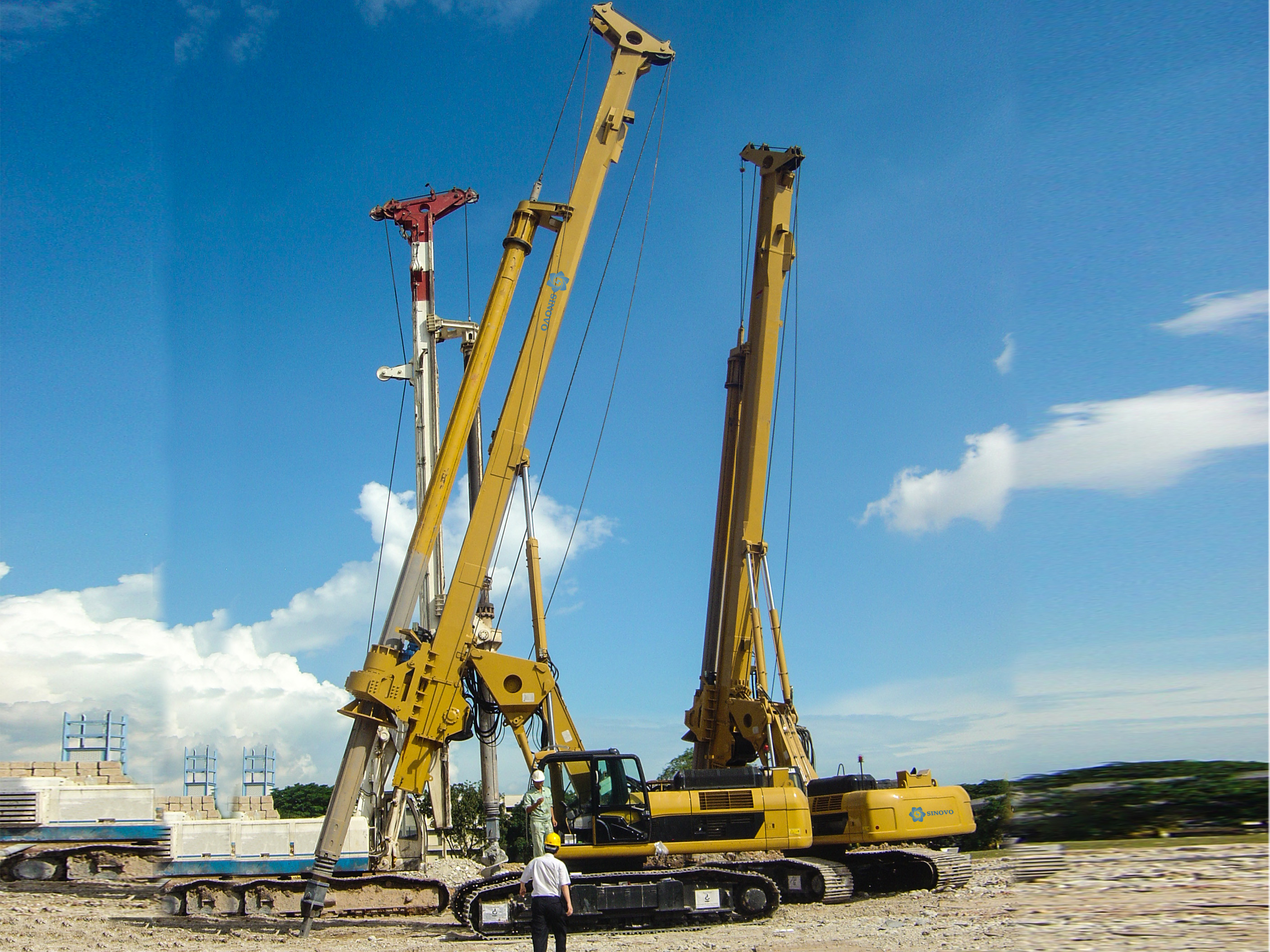 Hydraulic Rotary Drilling Rig With Air Consumed For Foundation Pile Max