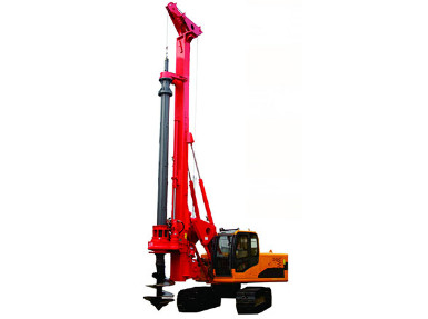 Sinovo 80kN.m Compact Hydraulic Drilling Rig Depth 25m and Diameter 1200mm with spin off function