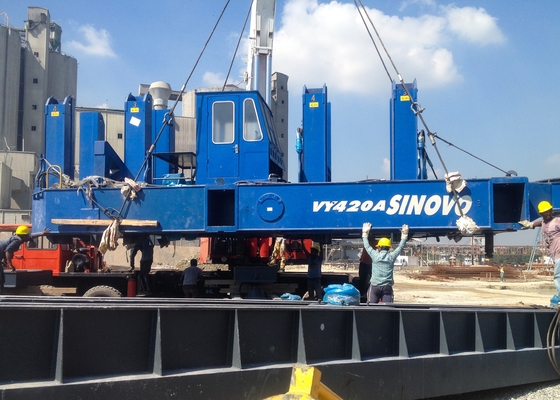 Blue Color VY120A construction Hydraulic Static Pile Driver high - efficiency