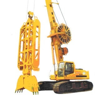 70m Depth 1200mm Width Hydraulic Diaphragm Wall Grab Equipment